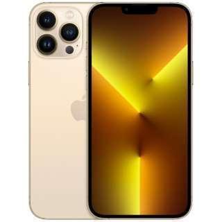 ★新品未開封 SIMフリー iPhone13 Pro Max 128GB ゴールド MLJ63J/A　A2641 利用制限〇♪ガラスフィルムと透明ケースプレゼント