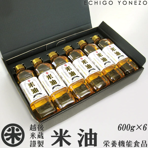 【米屋のこめ油】米油 ギフトセット (600g×6本入) 栄養機能食品 ビタミンE 国産原料100%