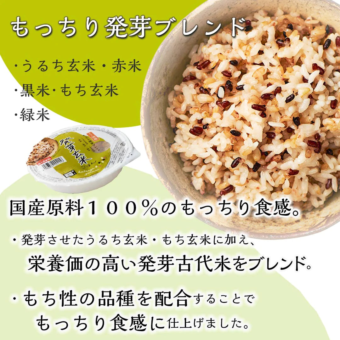 ご飯パック 発芽玄米ごはん 48個セット 160g おくさま印 お米 レトルト 食品 無添加 国産 レンジで簡単 温めるだけ ギフト 引っ越し 挨拶 出産 内祝い 母の日 父の日 お中元 お歳暮 結婚 還暦 寒中 暑中見舞い お年賀 送料無料