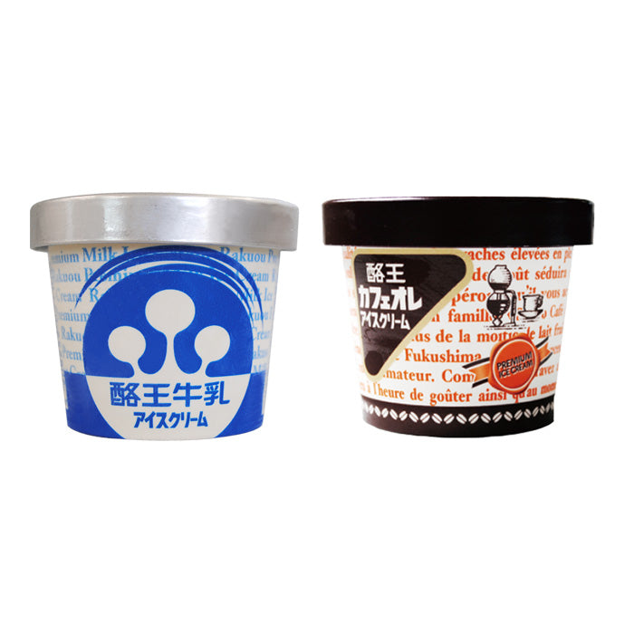 酪王牛乳アイス・酪王カフェオレ・ 6個セット (各3個) * (クール便)