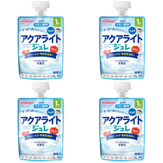 和光堂 1歳からのMYジュレドリンク アクアライト 80g 4個パック【12ヶ月～】※ ジュレ ドリンク