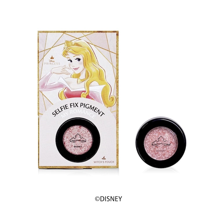 【05 MY ROMANCE】 ディズニー プリンセス ピグメント ウィッチズポーチ セルフィーフィックスピグメント  アイシャドウ グリッター 眠れる森の美女 オーロラ姫 コスメ 化粧品 メイク witchspouch ウィチポ ゆうパケット 送料込み