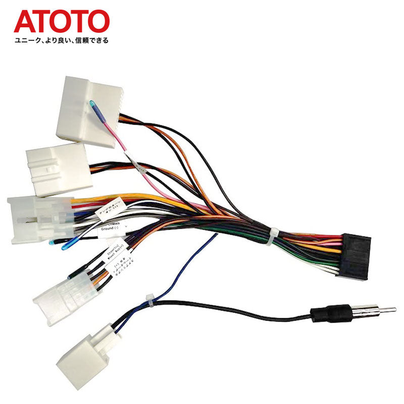 【ATOTO正規品 AC-ITY10 トヨタ専用電源コード】s8 android カーナビ トヨタ専用 カーナビ トヨタダイハツ車用カーオーディオハーネス カーアンテナ ATOTO A6Y/S8/F7/SA102/A6KL接続ハーネスケーブル 選択され スズキモデル プラグアンドプレイ atoto カーナビトヨタ専用
