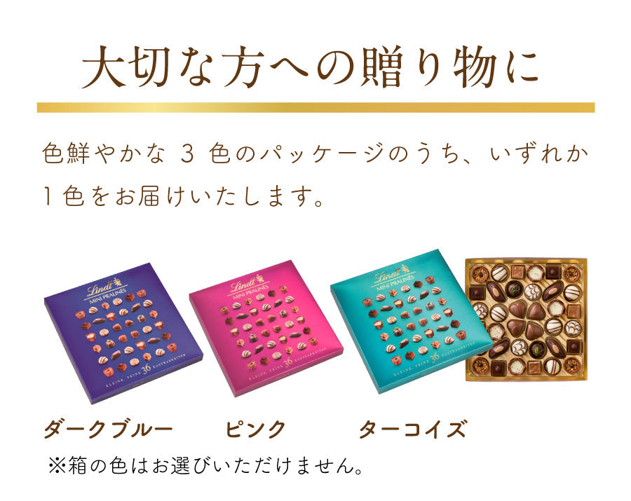 リンツ ミニプラリネ 180g ＋ 贅沢はちみつ紅茶 【エコ得】