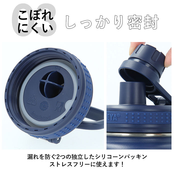 【カモフラブルー・1.17L】 タケヤフラスク アクティブライン 1170ml 40oz 1.17l 通販 水筒 直飲み ステンレス 保冷 約 1リットル 1L 飲みやすい 洗いやすい スポーツ 部活 通勤 通学 アウトドア おしゃれ シンプル