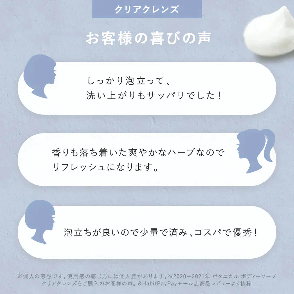 BOTANIST ボタニスト ボタニカル クリアクレンズボディーソープ ボトル ＆ 詰め替え 3点 セット【ゲリラセール】