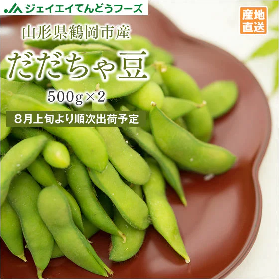 ギフト 山形特産 だだちゃ豆 1kg (500g×2袋) 山形県庄内産 枝豆 クール便