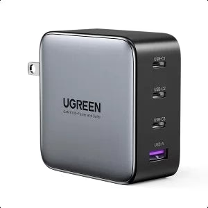 [UGREEN] USB-C　Nexode PD充電器（ACアダプター）100W　4ポート　CD226　ブラック