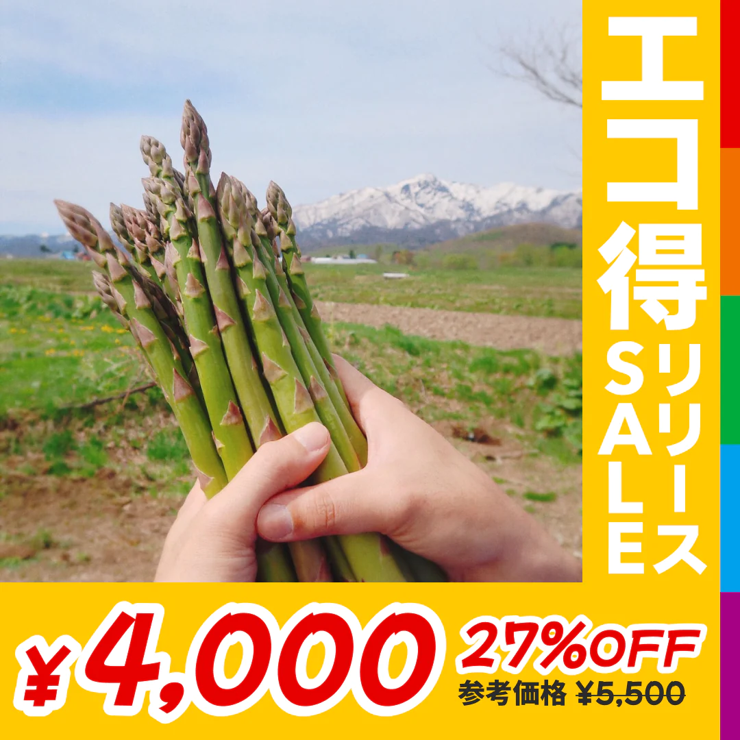 【４月より順次発送】【富良野の特産品】アスパラガス1Kg 無選別 送料込み 野菜【エコ得リリースSALE】【特産品・ご当地特集】