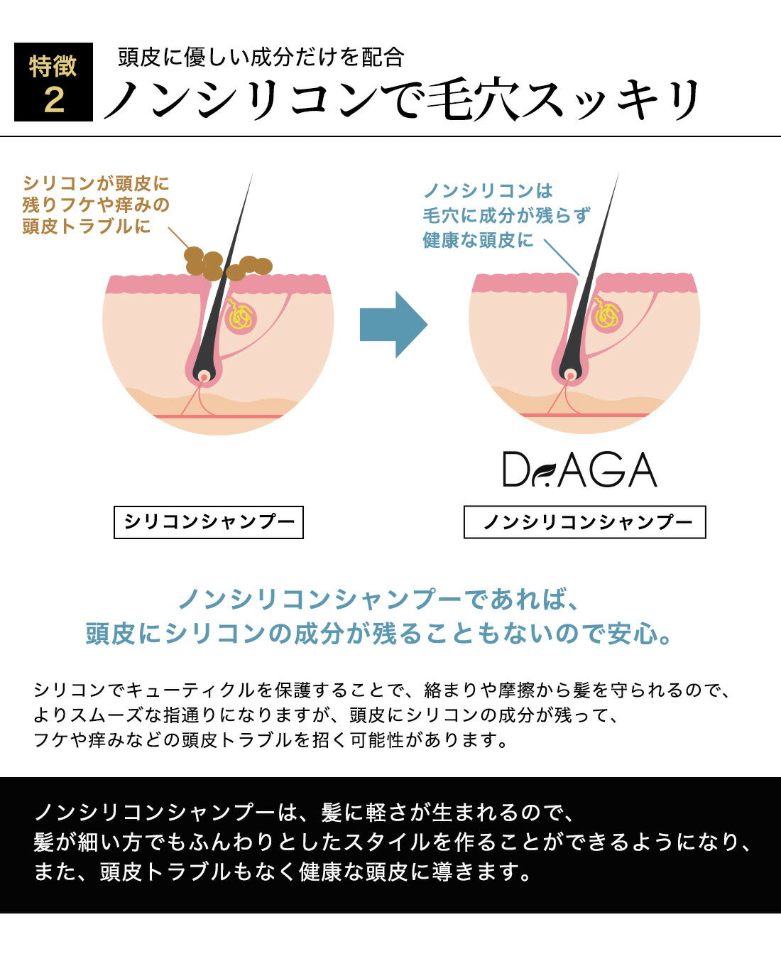 Dr.AGAブラックシャンプー