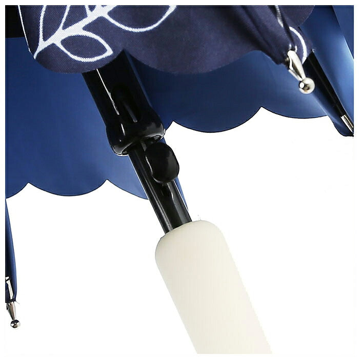 【uj2162.Pネイビー・【即時発送】雨晴兼用傘58cm】 傘 レディース 晴雨兼用 通販 長傘 ドーム型 おしゃれ かわいい ジャンプ ドーム 60cm ワンタッチ 可愛い 完全遮光 遮光率100％ UVカット 99.9％ 雨晴兼用 UPF50+ 花柄 フラワー ボーダー