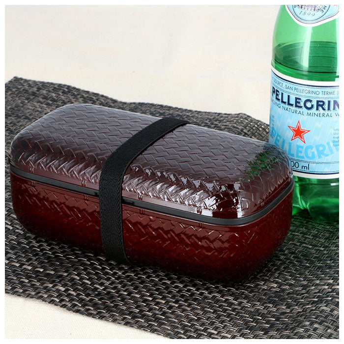 【溜・お弁当箱】 hakoya お弁当箱 通販 ハコヤ 1段 日本製 650ml 約 600ml 容量 箸付き あじろ弁当箱 レディース 女子 大人 カトラリー お箸付き 弁当箱 ランチボックス おしゃれ 食洗機対応