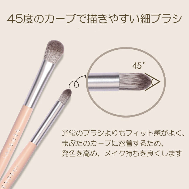 【2本セット】SERSEUL アイシャドウブラシ 収納袋付き 2本セット (色はランダム) セルスル アイブラシ 目元専用ブラシ 化粧ブラシ アイシャドウ ブラシ アイメイク 可愛い マットシルク やわらかい メイクブラシ コスメ ギフト ゆうパケット 送料無料 友紹 友招