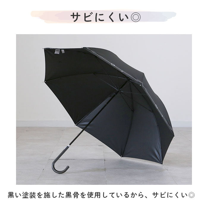 【ホワイトXネイビー】 傘 日傘 晴雨兼用 レディース 長傘 通販 50cm 日傘 雨傘 レディース傘 雨晴兼用 UVカット 遮光 アンブレラ スライド 手開き ラメ傘 婦人 かさ 熱中症対策 黒骨