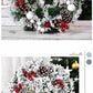 【ATYPE】クリスマスリース 飾り シーズン おしゃれ かわいい トナカイ ヒイラギ 造花 冬 雪化粧 雪 松ぼっくり リース飾 オーナメント 玄関装飾 装飾 インテリア 季節 イベント クリスマスパーティ