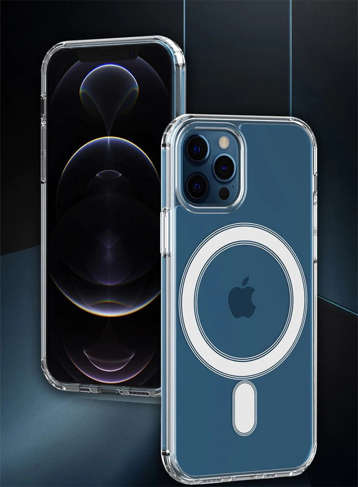【IPHONE12MINI】磁石付きケース マグネットケース iPhone 充電器対応 ワイヤレス充電器に 全面保護 高透明度 マグネット付き 便利 iPhoneケース