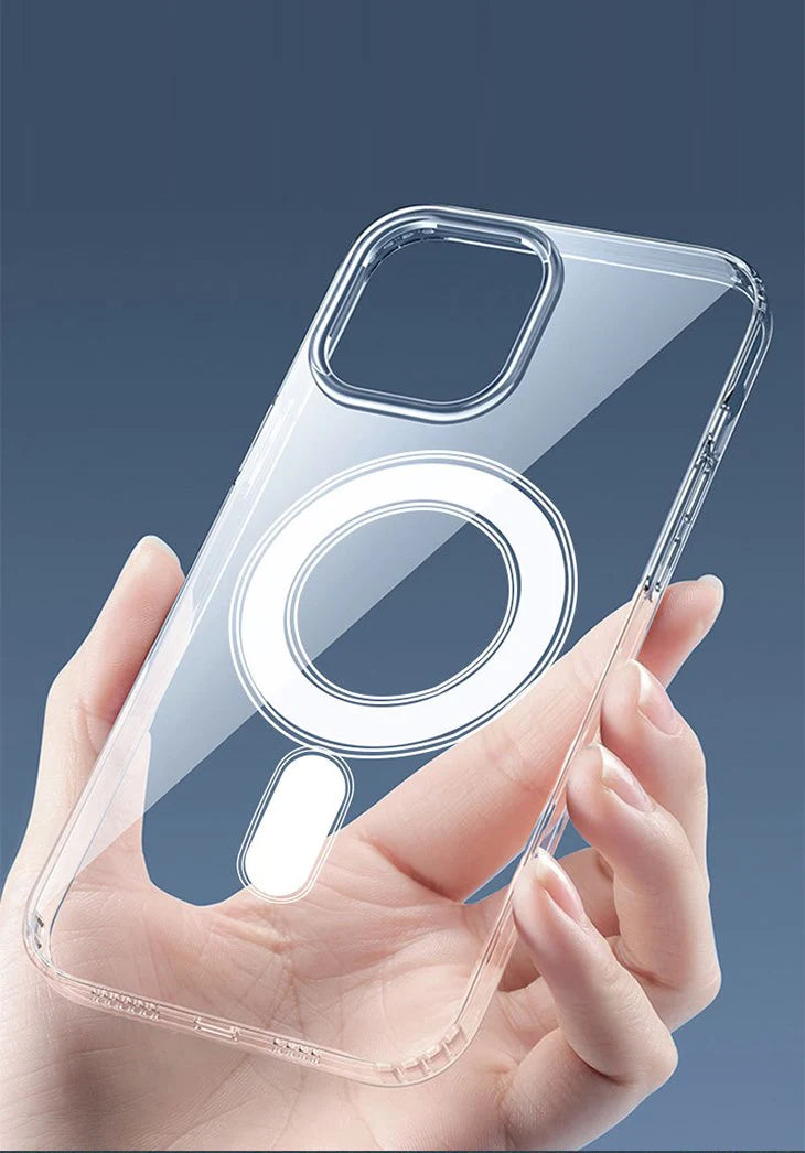 【IPHONE12PROMAX】磁石付きケース マグネットケース iPhone 充電器対応 ワイヤレス充電器に 全面保護 高透明度 マグネット付き 便利 iPhoneケース