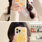 【IPHONE12/12PROTYPE02】iPhoneケース iPhone13 クリアケース かわいい チーズ キャラクター クッション ふわふわ 衝撃吸収 汚れ防止 傷防止 星 肉球