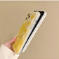 【IPHONE12PROMAXTYPE02】iPhoneケース iPhone13 クリアケース かわいい チーズ キャラクター クッション ふわふわ 衝撃吸収 汚れ防止 傷防止 星 肉球