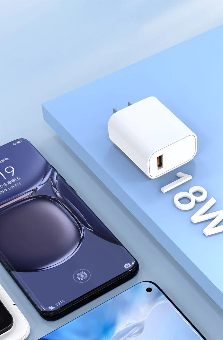 【ブラック】日本規格 USB充電 ACアダプター  type-C 同時充電 急速充電 超速充電 PD対応 iPhone android iPad 18W 3倍速い 高性能 高品質 コンパクト 持ち運び シンプル