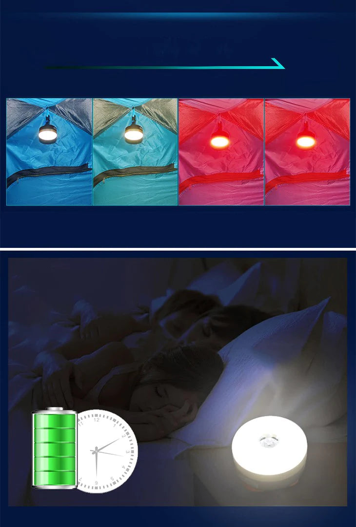 テント灯 アウトドア キャンプ LED ランタン 吊り下げ 小型 防災 USB充電 懐中電灯 停電対策 節電対策 コンパクト 1800ｍA 大容量バッテリー