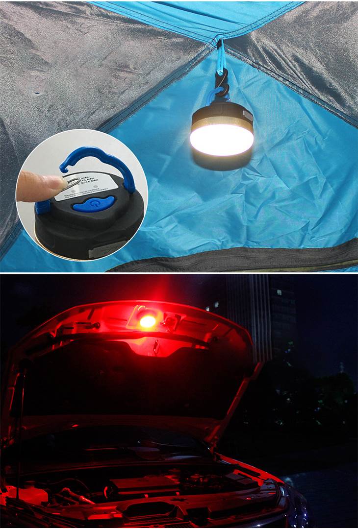 テント灯 アウトドア キャンプ LED ランタン 吊り下げ 小型 防災 USB充電 懐中電灯 停電対策 節電対策 コンパクト 1800ｍA 大容量バッテリー