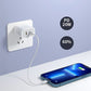 2口 急速充電 ACアダプター PD充電器 type-C 20W充電器 家庭用充電器 2ポート USB コンセント iPhone iPad android 多機種対応
