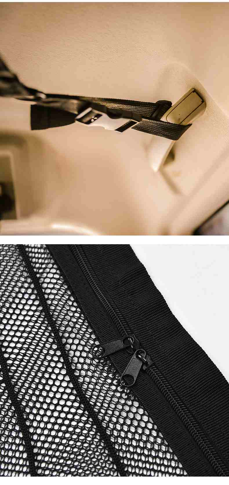 【90*65CM】ルーフネット カーゴネット ラゲッジネット 荷物 収納 車載 天井収納 荷物落下防止 旅行 車収納 便利グッズ カー用品