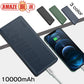 【ブラック】REMAX モバイルバッテリー ワイヤレス対応 10000mAh 急速充電 小型 軽量 iPhone iPad Android Type-c IPH USB 15W