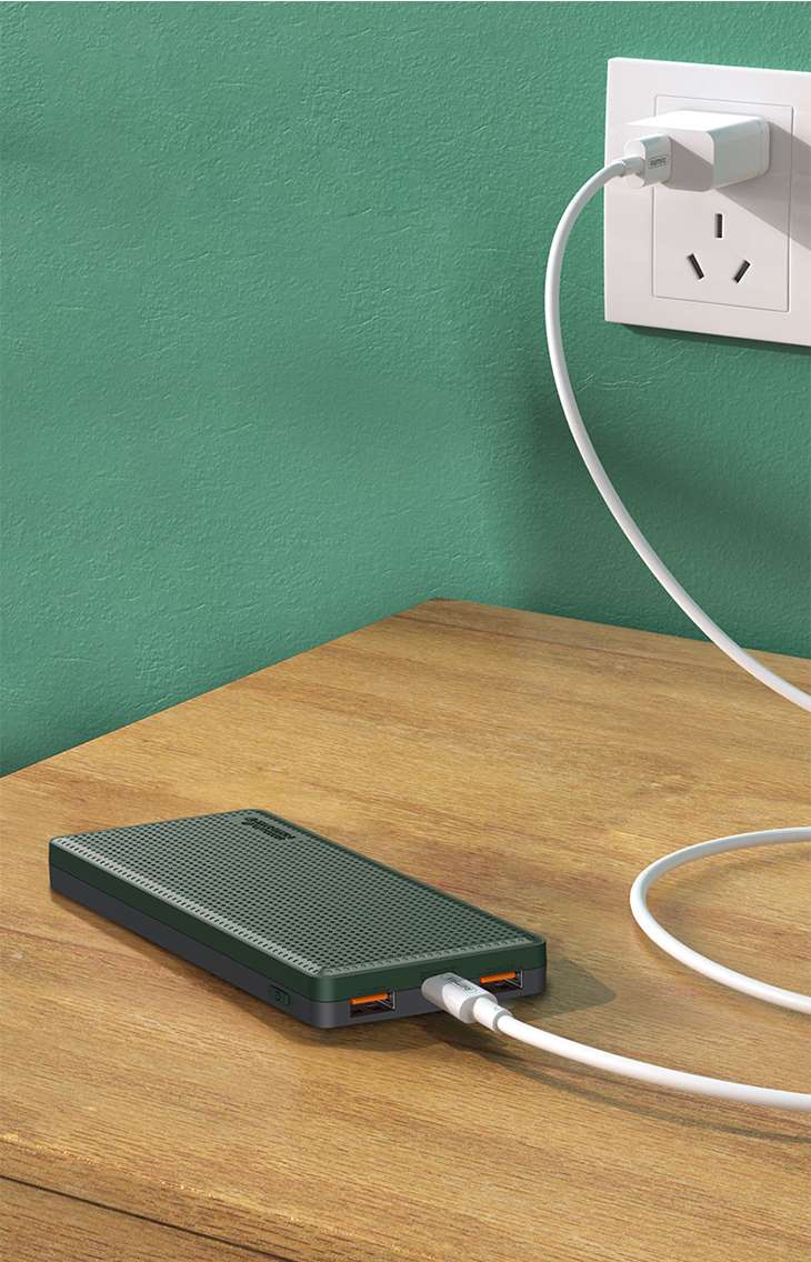 【ブラック】REMAX モバイルバッテリー ワイヤレス対応 10000mAh 急速充電 小型 軽量 iPhone iPad Android Type-c IPH USB 15W