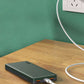 【ダークブルー】REMAX モバイルバッテリー ワイヤレス対応 10000mAh 急速充電 小型 軽量 iPhone iPad Android Type-c IPH USB 15W