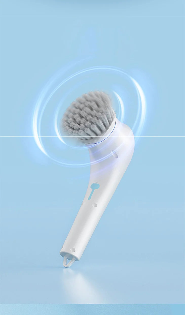 電動お掃除ブラシ 5種類のヘッド 染み抜き 風呂掃除 タイル掃除 目地掃除 洗浄 多機能 多用途 家庭用 ワンクリック 簡単 大容量バッテリー充電式