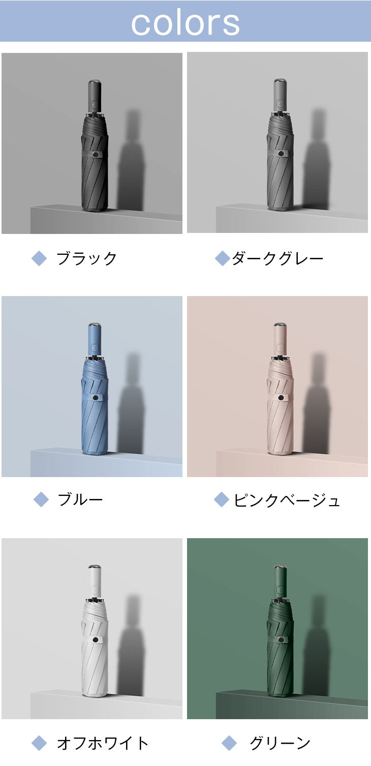 【ダークグレー】日傘 遮光率99% 折りたたみ傘 自動開閉 折り畳み傘 1級遮光 UVカット 大きい レディース メンズ 傘 コンパクト かさ 大きめ 折りたたみ 風に強い 防水 ワンタッチ 頑丈 丈夫 10本骨 撥水 軽量 女性 耐風 晴雨兼用 母の日 ギフト