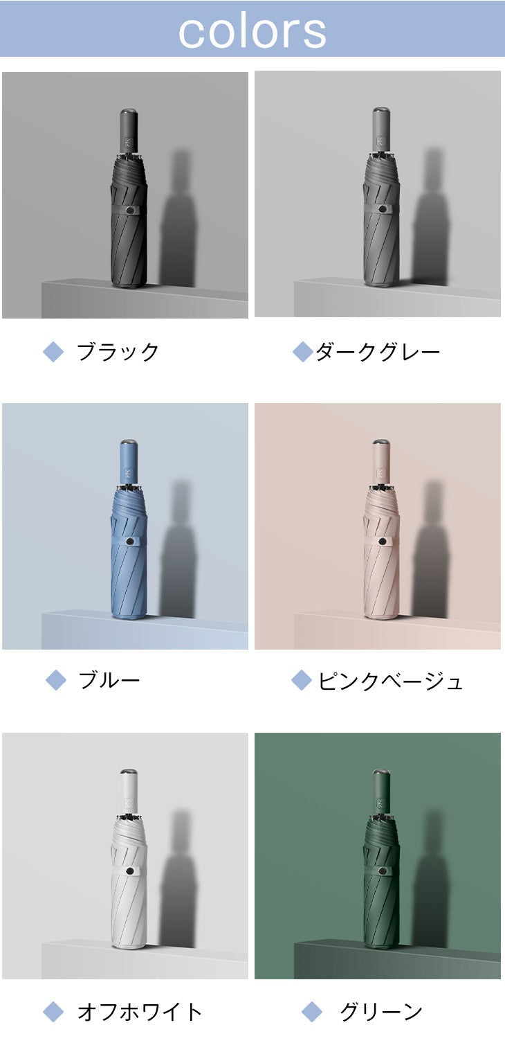 【ブルー】 日傘 遮光率99% 折りたたみ傘 ブラック 自動開閉 折り畳み傘 1級遮光 UVカット 大きい レディース メンズ 傘 コンパクト かさ 大きめ 折りたたみ 風に強い 防水 ワンタッチ 頑丈 丈夫 10本骨 撥水 軽量 女性 耐風 晴雨兼用 母の日 ギフト
