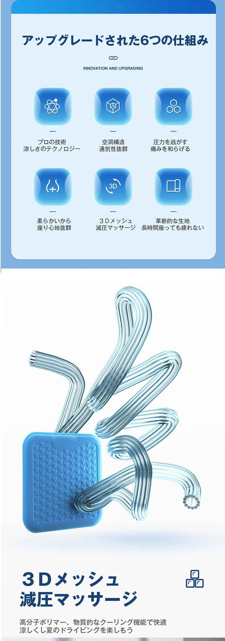 【グレー】ゲルクッション ハニカム 座布団 冷感クッション 冷感マット ひんやり TPEジェルクッション カバー付き 圧力軽減 体圧分散 美尻 通気性 高弾力 低反発 夏用 涼しい 冷却マット クールマット 熱中症対策 グッズ ひんやりシート