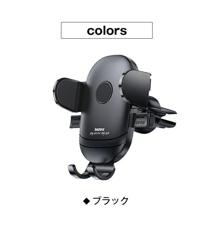 スマホホルダー 車載ホルダー 車 クリップ スマートフォン アクセサリ スマホスタンド エアコン 吹き出し口 透明 iPhone Android