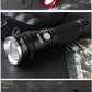 高輝度 LED 懐中電灯 USB充電式 電池残量 防水キャンプ アウトドア 防災 ハンディライト コンパクト 強力 マグネット 4モード