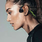 【オレンジ+ブラック】マイク付き Bluetooth ワイヤレス ヘッドセット イヤホン 防水 高音質 コンパクト 便利 柔軟性 おしゃれ 骨伝導 メモリ機能 ヘッドホン