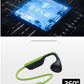 【グリーン+ブラック】マイク付き Bluetooth ワイヤレス ヘッドセット イヤホン 防水 高音質 コンパクト 便利 柔軟性 おしゃれ 骨伝導 メモリ機能 ヘッドホン