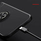 【ブラック+ブラック】iPhoneケース ブラックケース リング付き 高品質 スマホリング 軽量 薄型 耐衝撃 スタンド機能付き 便利 自由回転 iPhone13