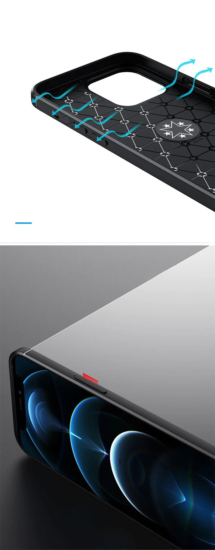 【ブラック+ピンクゴールド】iPhoneケース ブラックケース リング付き 高品質 スマホリング 軽量 薄型 耐衝撃 スタンド機能付き 便利 自由回転 iPhone13