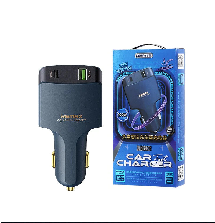 カーチャージャー 車載充電器 シガーソケット USB Type-C 急速充電 軽量 小型 車 アクセサリー 充電