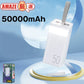 REMAX モバイルバッテリー 50000mAh 大容量 2口 2ポート 急速充電 小型 軽量 iPhone iPad Android Type-c IPH USB 10W