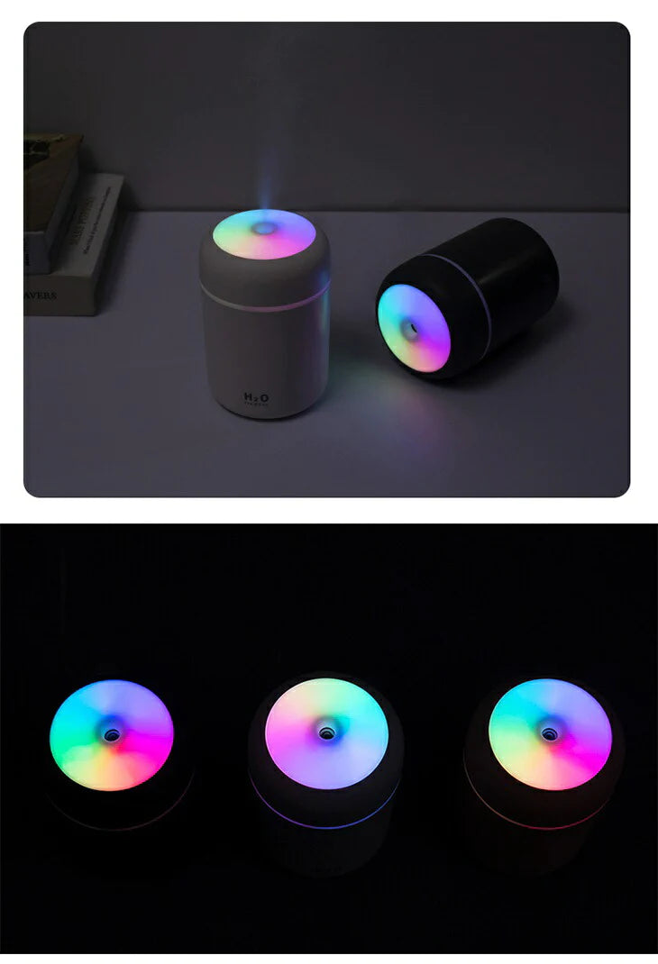【ピンク】加湿器 卓上 超音波式 加湿器 超静音 車用加湿器 除菌 小型 省エネ オフィス 部屋 静電気の発生防止 乾燥/花粉症対策 父の日 プレゼント 贈り物