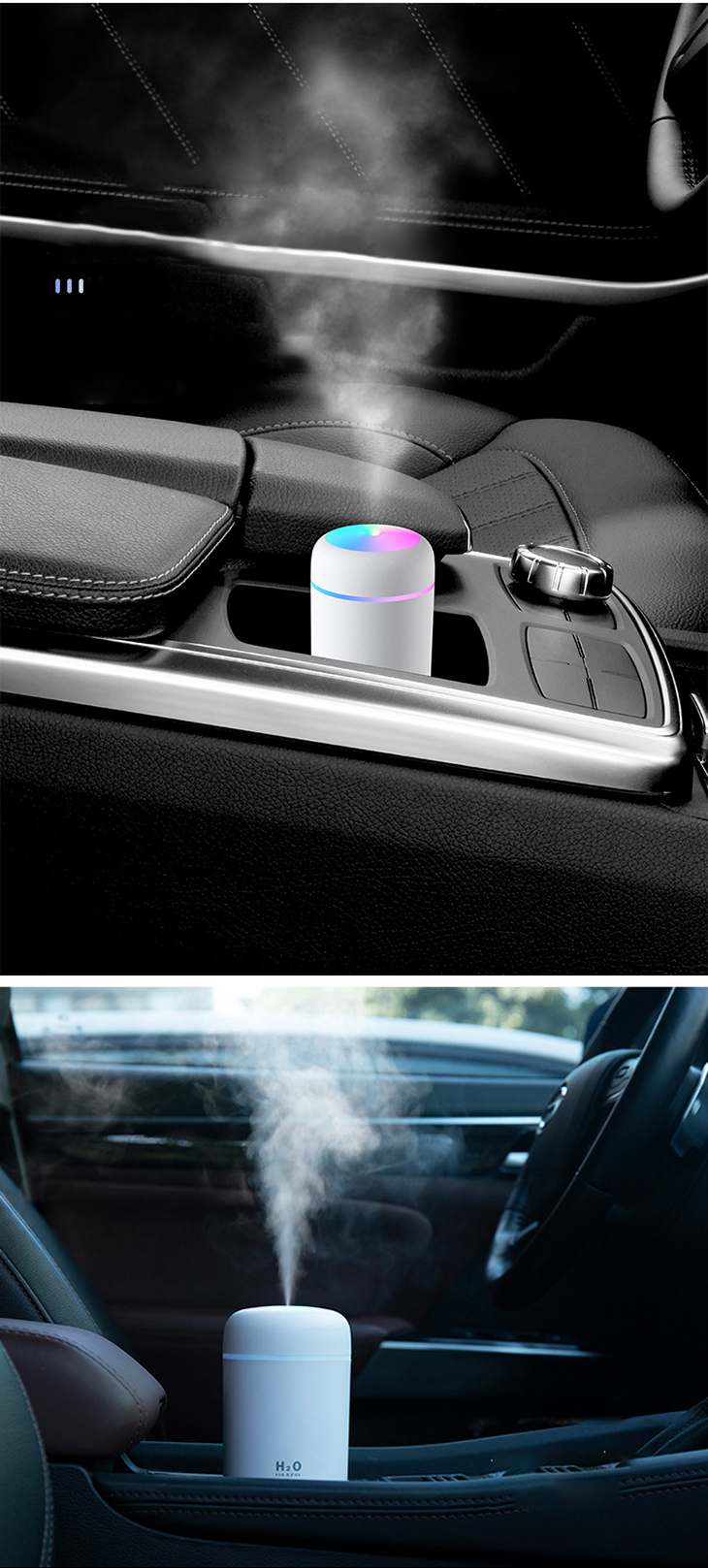 【ピンク】加湿器 卓上 超音波式 加湿器 超静音 車用加湿器 除菌 小型 省エネ オフィス 部屋 静電気の発生防止 乾燥/花粉症対策 父の日 プレゼント 贈り物