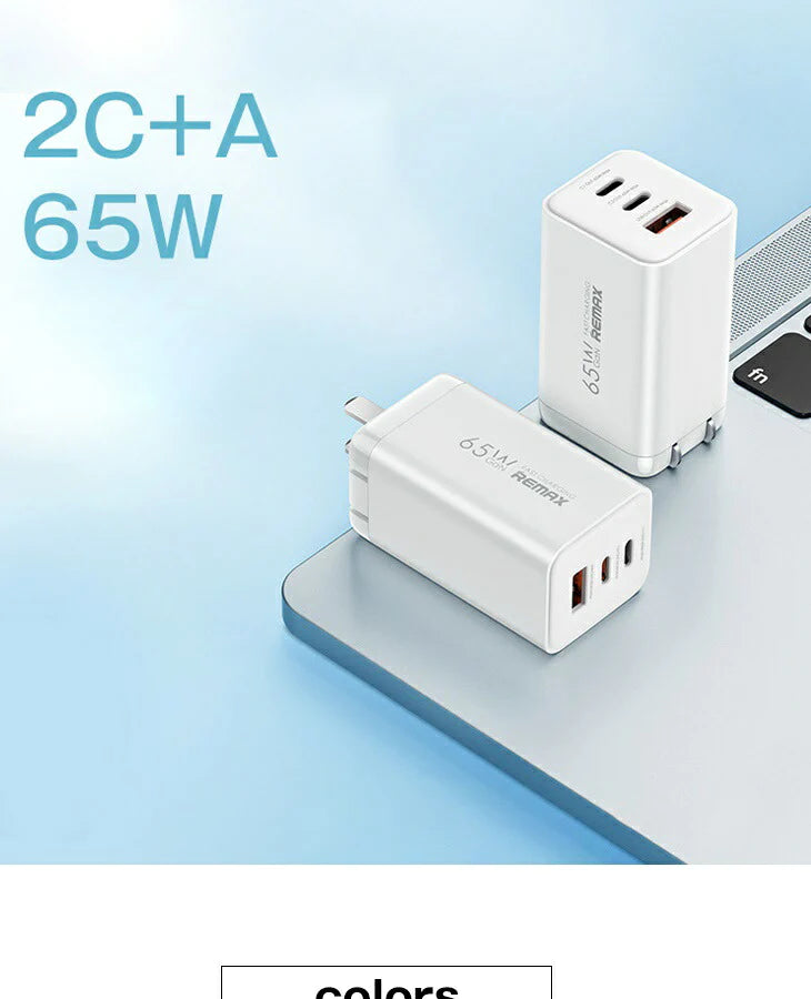 充電器 ACアダプター 急速充電 Type-C 3口 3ポート Android アイフォン iPad ケーブルセット コンセント ACアダプタ 65W 13 12 11 X XS XR Plus