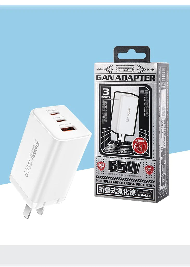 充電器 ACアダプター 急速充電 Type-C 3口 3ポート Android アイフォン iPad ケーブルセット コンセント ACアダプタ 65W 13 12 11 X XS XR Plus