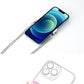 【ピンク+ゴールド】チェーンストラップ 韓国風 iPhoneケース アイフォン iPhone13 肩掛け ストラップ かわいい おしゃれ ファッション センス シンプル 無地 トレンド感