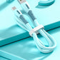 【ピンク】USB Android 3A 汚れにくい シリコン 水洗いOK Type-C 充電ケーブル 充電器 コード 急速充電 断線防止 高耐久 データ転送 スマホ タイプC  iPhone