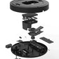 【ブラック】USB充電 スマートロボ 掃除機 ロボット掃除機 自動 大容量バッテリー 長持ち ほこり 掃除 クリーナー 静か 静音 スリムデザイン